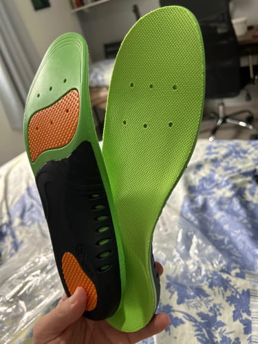 Customer using OrthoFit insoles